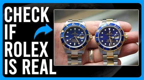 how to know if a rolex is real or not|how to tell if a rolex watch is real or fake.